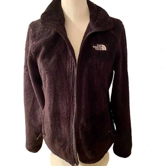 The North Face Jackets Coats The North Face Osito Fleece Tnf Black Fuzzy Fleece Full Zip Cozy Jacket Medium Poshmark